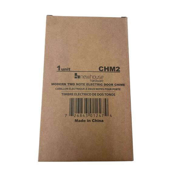 Newhouse Hardware CHM2 Door Chime White Modern Two Note Electric FAST SHIPPING - Picture 4 of 4